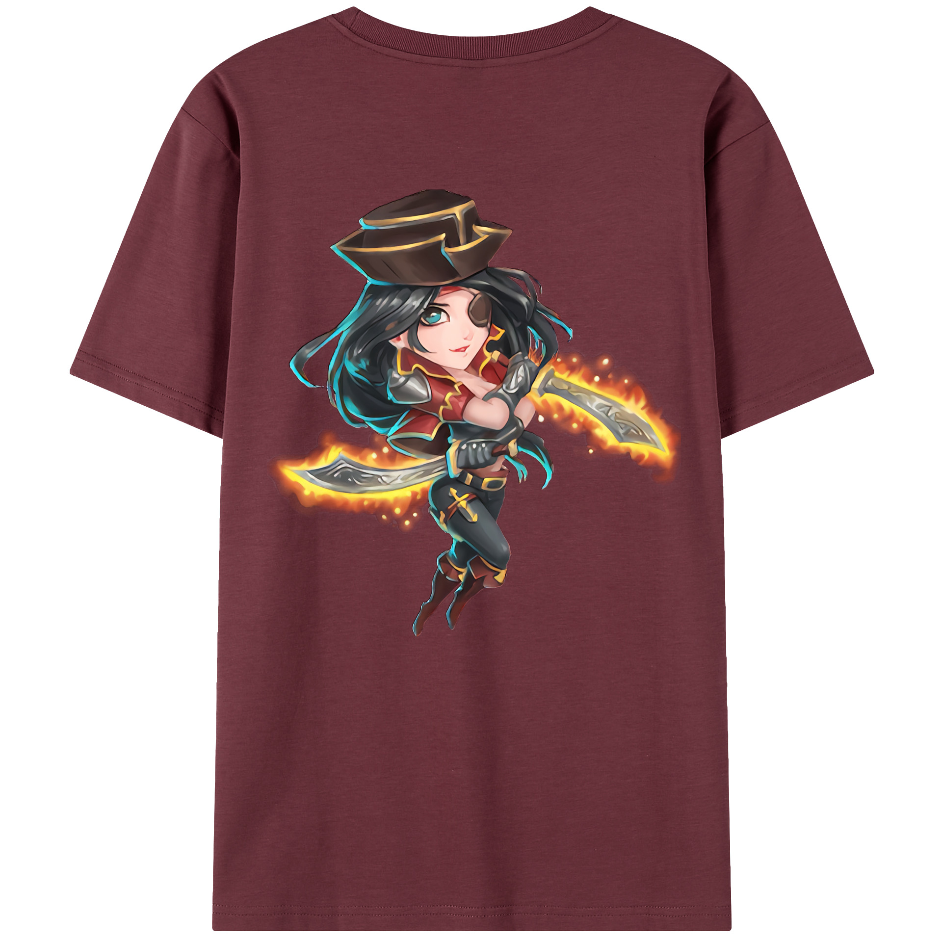 リーグ・オブ・レジェンド League of Legends LOL 綿100％半袖Tシャツ（背面プリント）